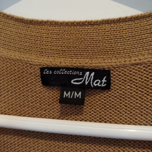 Tan button-up vintage sweater vest - Picture 3 of 7